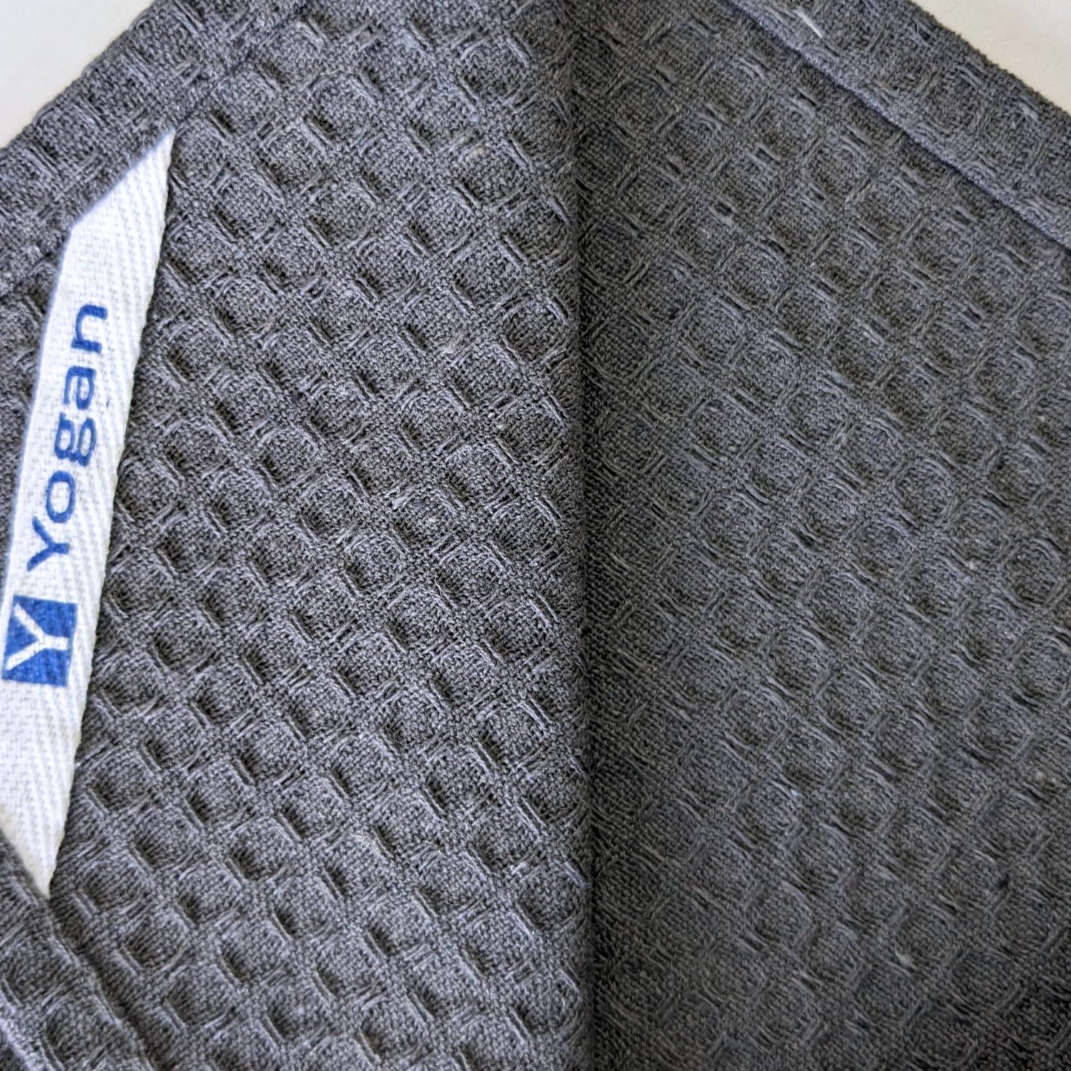 YOGAN Tea Towels/Kitchen Towels Pack of 5, Charcoal Grey, 70 X 50 X 0.5 cm - Image 4