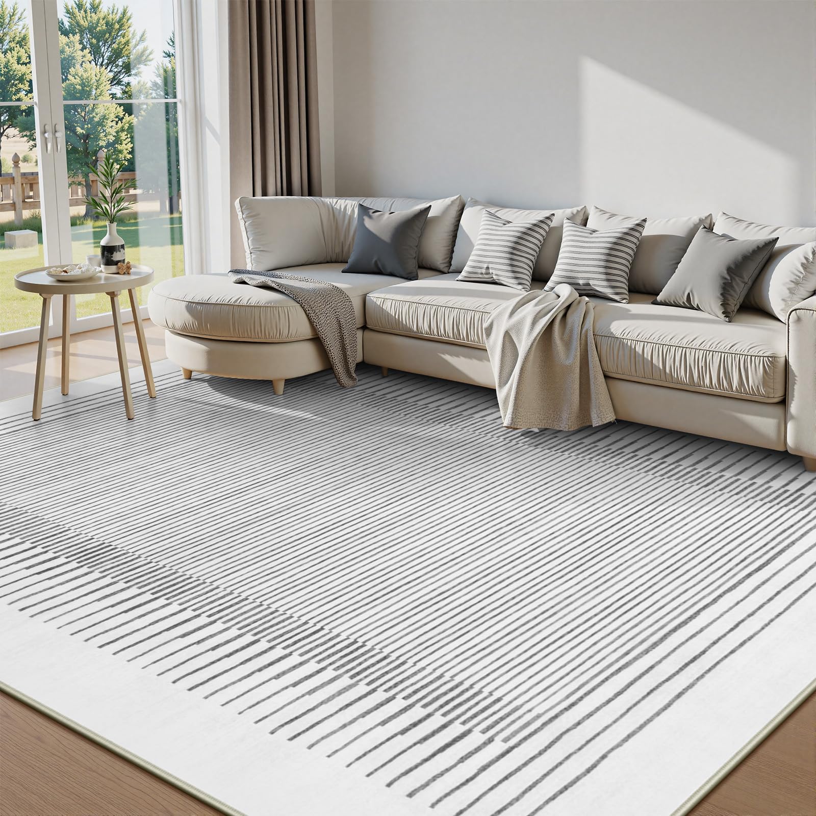 Wonnitar Striped 9x12 Rug