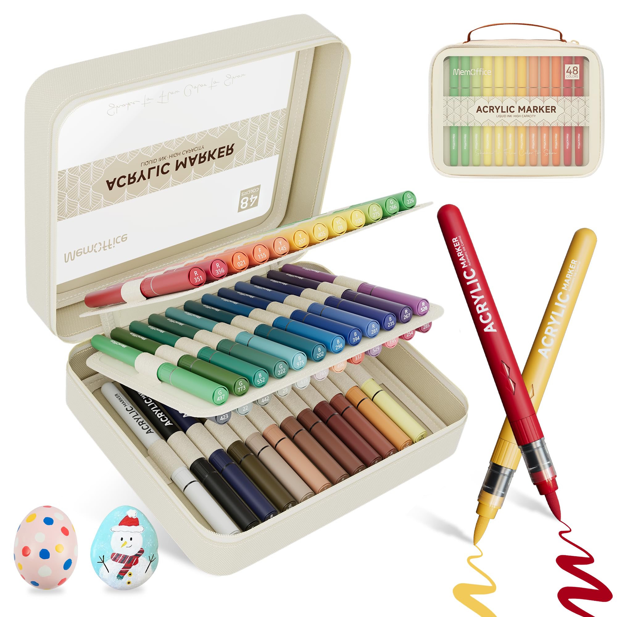 MemOffice Acrylic Paint Markers - 24 Colors -11