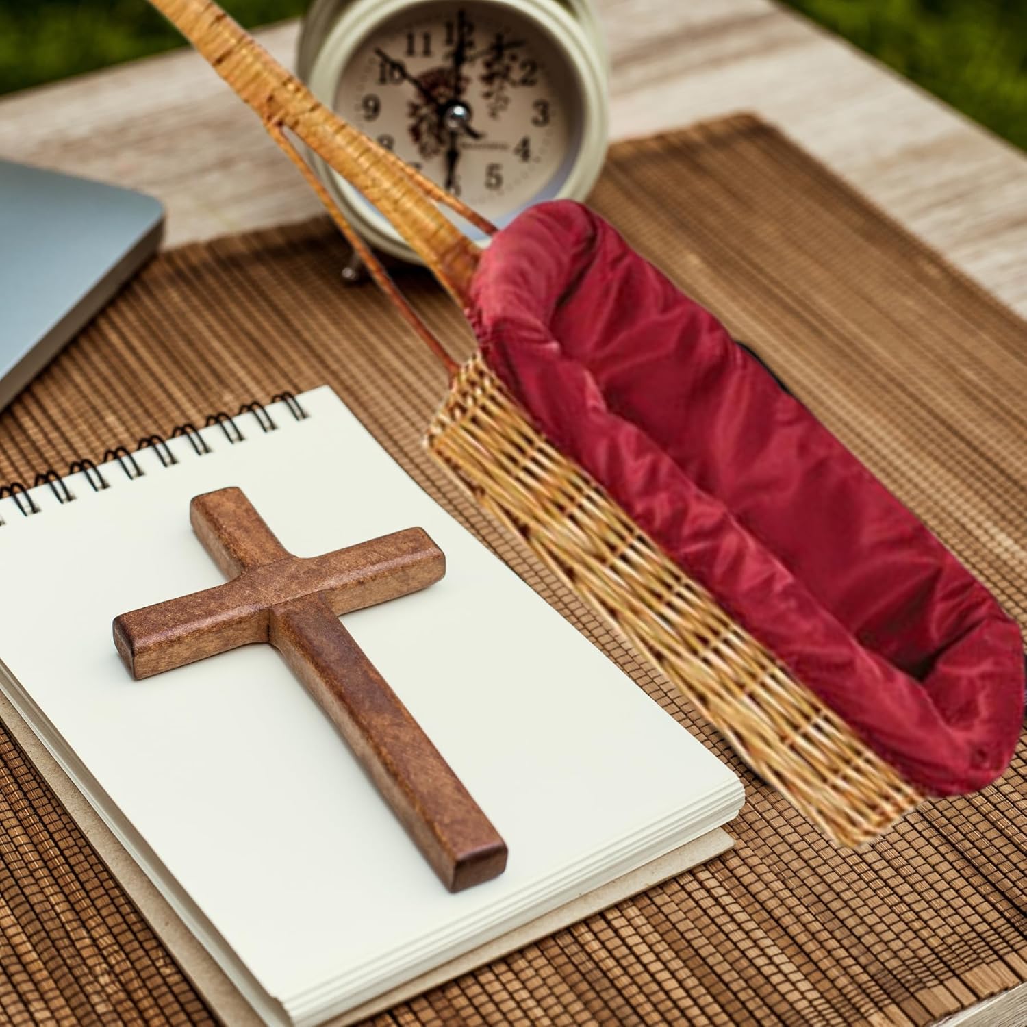 Christian Brands Square Receiving Basket with Handle