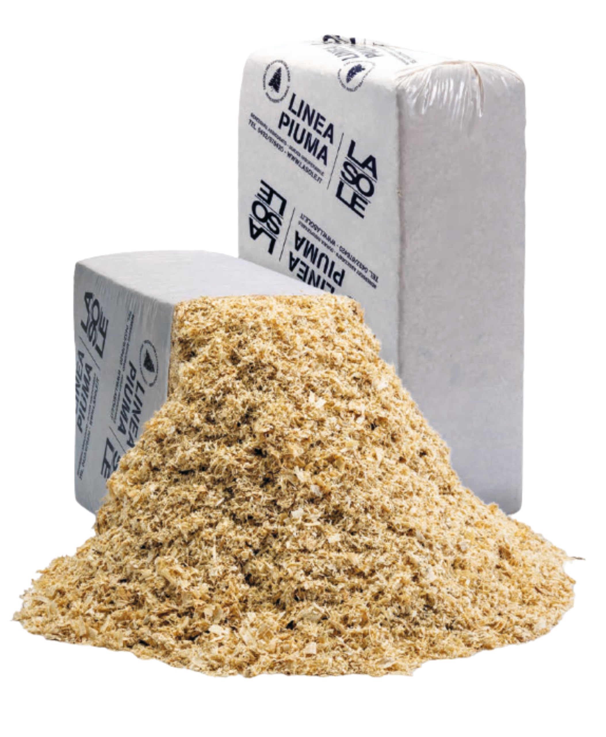 Trucioli di Legno per Lettiera Cavalli – Balletta 20 KG - 100% Abete Naturale, Alta Assorbenza, Senza Polvere – Linea Piuma