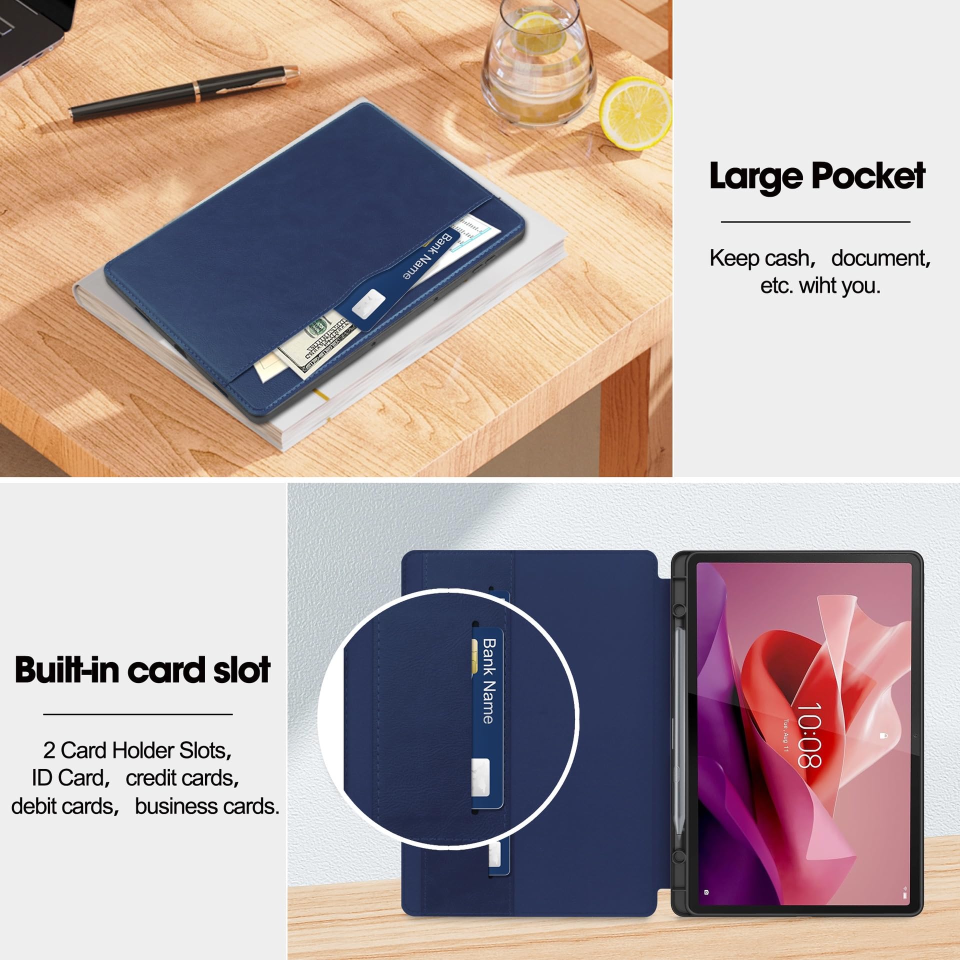 Amazon.co.jp: Lenovo Tab P12 カバー 12.7インチ 2023年発売スマート