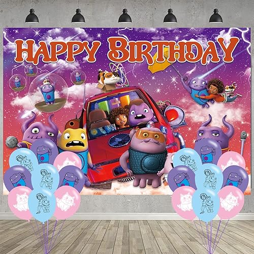 Telón de fondo de película para el hogar, suministros de fiesta de aventura de dibujos animados, fondo de fotografía, 5 x 3 pies, decoración de mesa