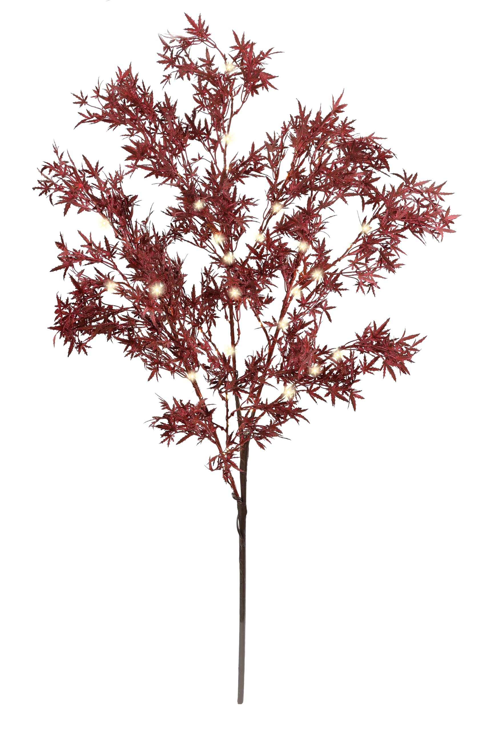 Branche decorative LED erable pour une decoration d automne chaleureuse au salon