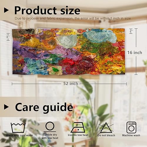 Miniatura 253 de Cenefas de cocina modernas con patrón de cobre marrón dorado para ventanas, cenefas opacas abstractas de marcas de arañazos y cortinas opacas