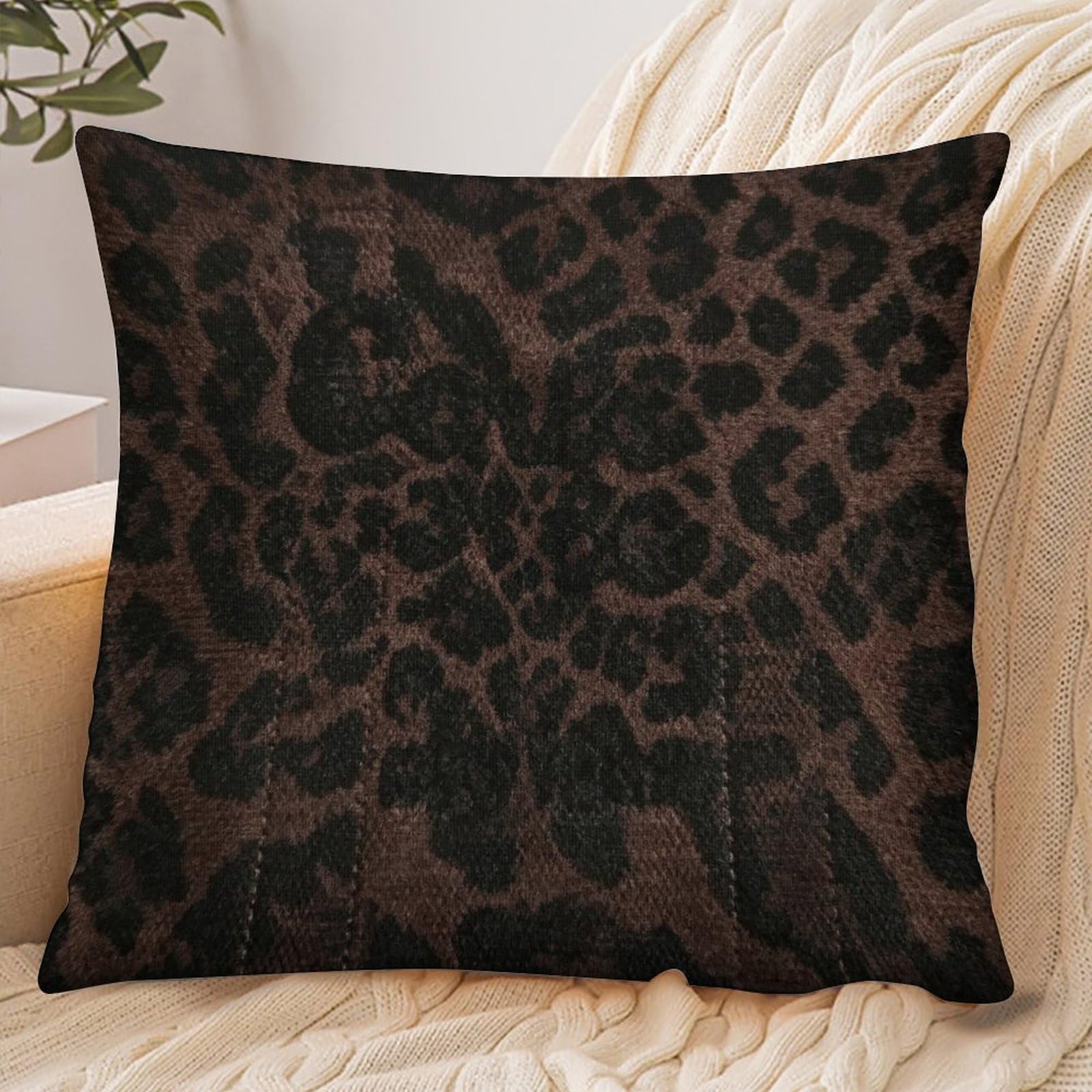 Fekiloot Style Leopard Print Pillowcase Pillow Sham Pillow Case
