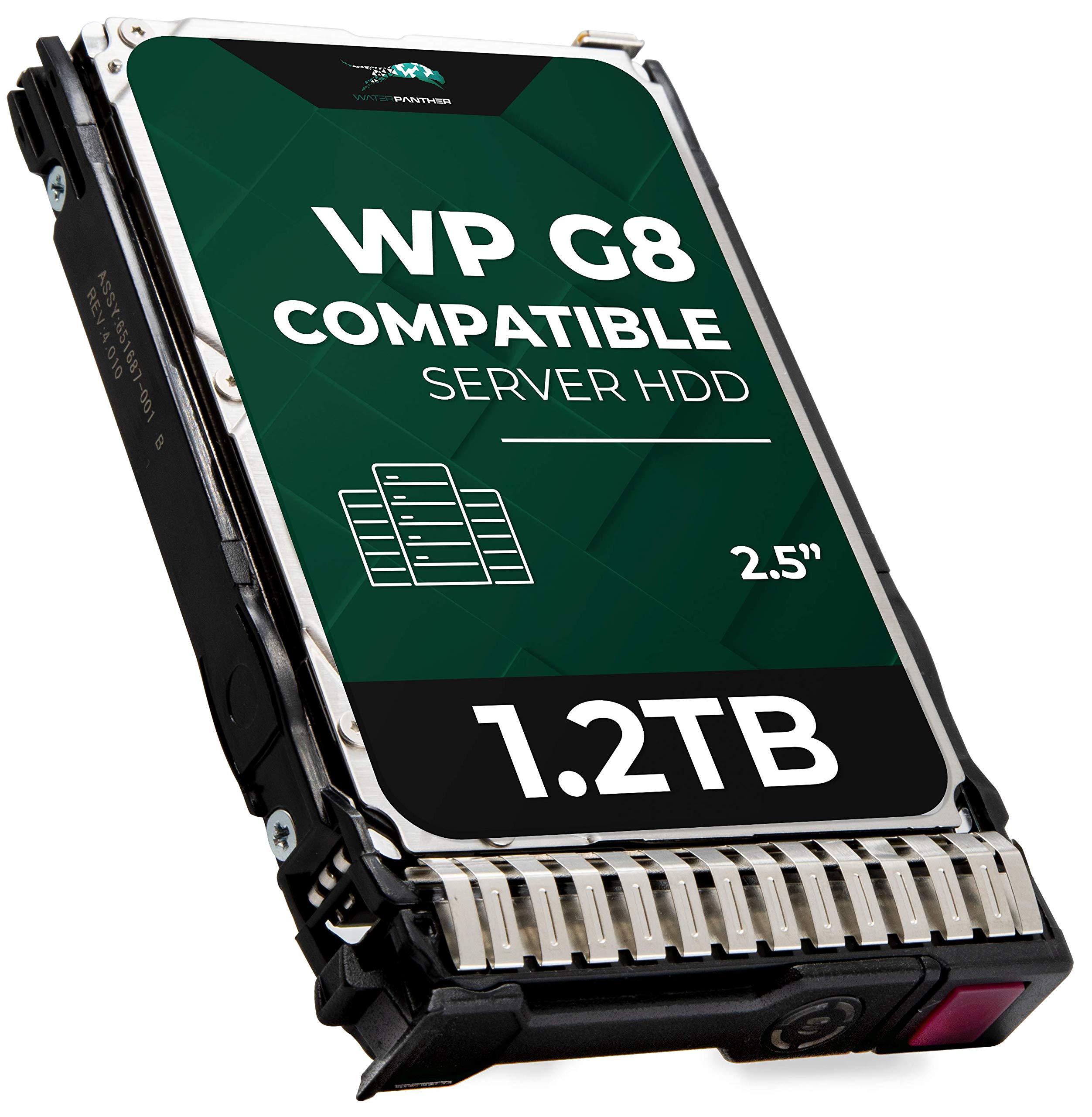 1.2TB 10K RPM SAS 12Gb/s 2.5-Inch HDD for HP ProLiant Servers | Enterprise Hard Drive in G8 G9 Tray Compatible with 872479-B21 781518-B21 872737-001