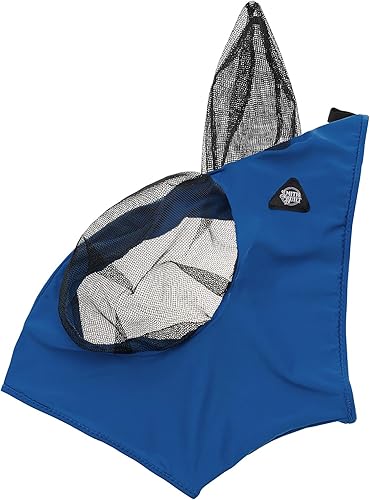 Miniatura 2 de SmithBuilt Máscara de mosca de caballo (morado, mazorca)  Malla de ojos y orejas, tela transpirable, protección UV