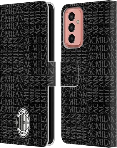 Vista 120 de Head Case Designs Funda de cuero con licencia oficial de AC Milan con diseño de camuflaje digital, compatible con Samsung Galaxy S22 Ultra 5G