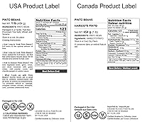 Vista 3 de Frijoles pintos, 1 libra – Secos, germinables, veganos, kosher, semillas de Frijol a granel. Buena fuente de proteínas, folato, cobre, tiamina. Bajo