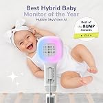 Hubble Connected SkyVision Baby Monitor with AI Enhanced HD Smart Camera, Parent Unit, Stand, Night Vision, Night Light, Soothing Sounds, Wellness Tracking, App