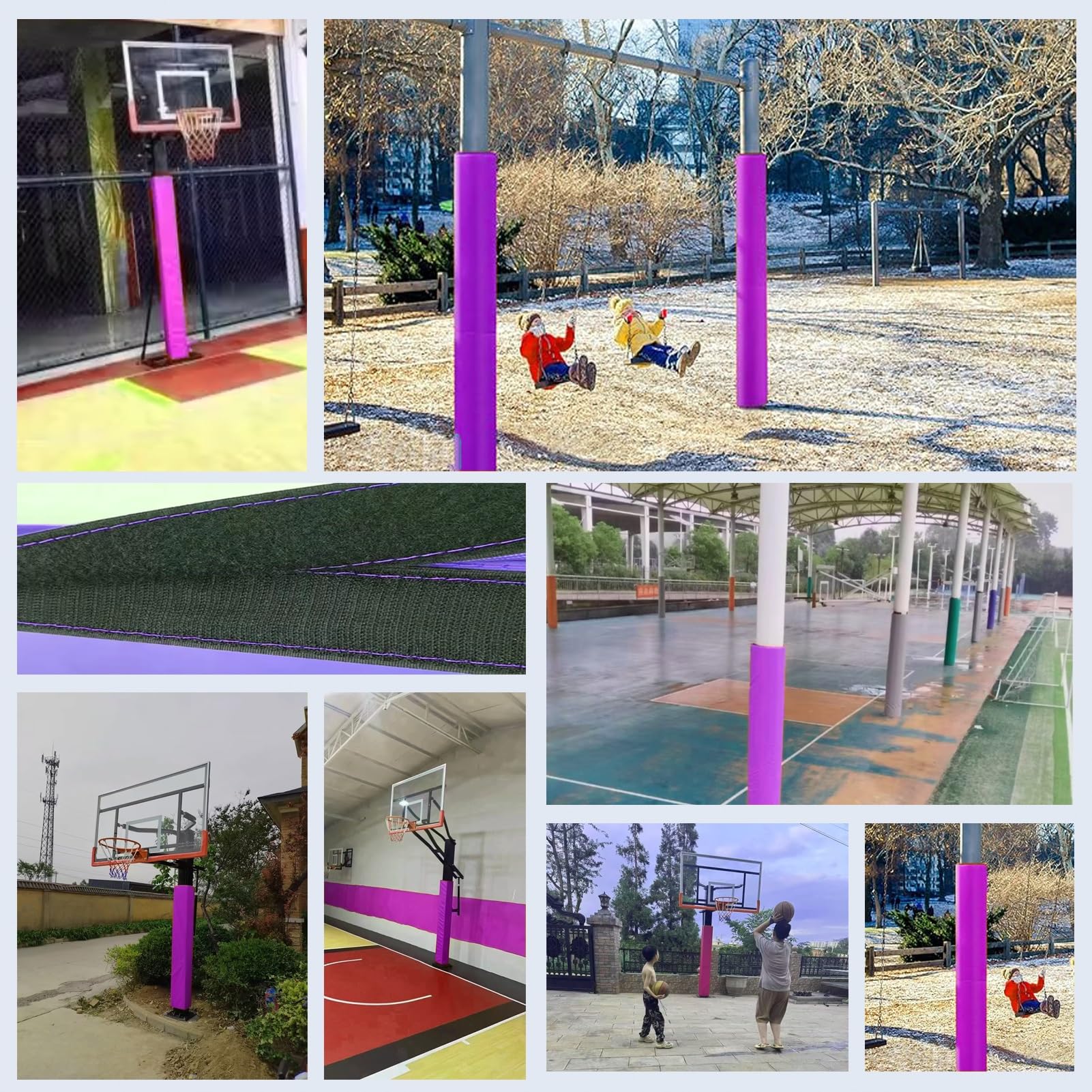 Protezione per palo di ricambio per sport giovanili all'aperto basket protezione ideale per uso seminterrato piccolo albero Trun imbottitura sicura
