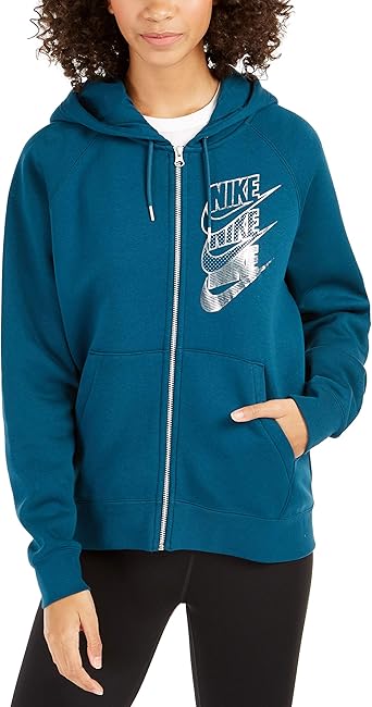 Nike metallic hoodie women's Clearance