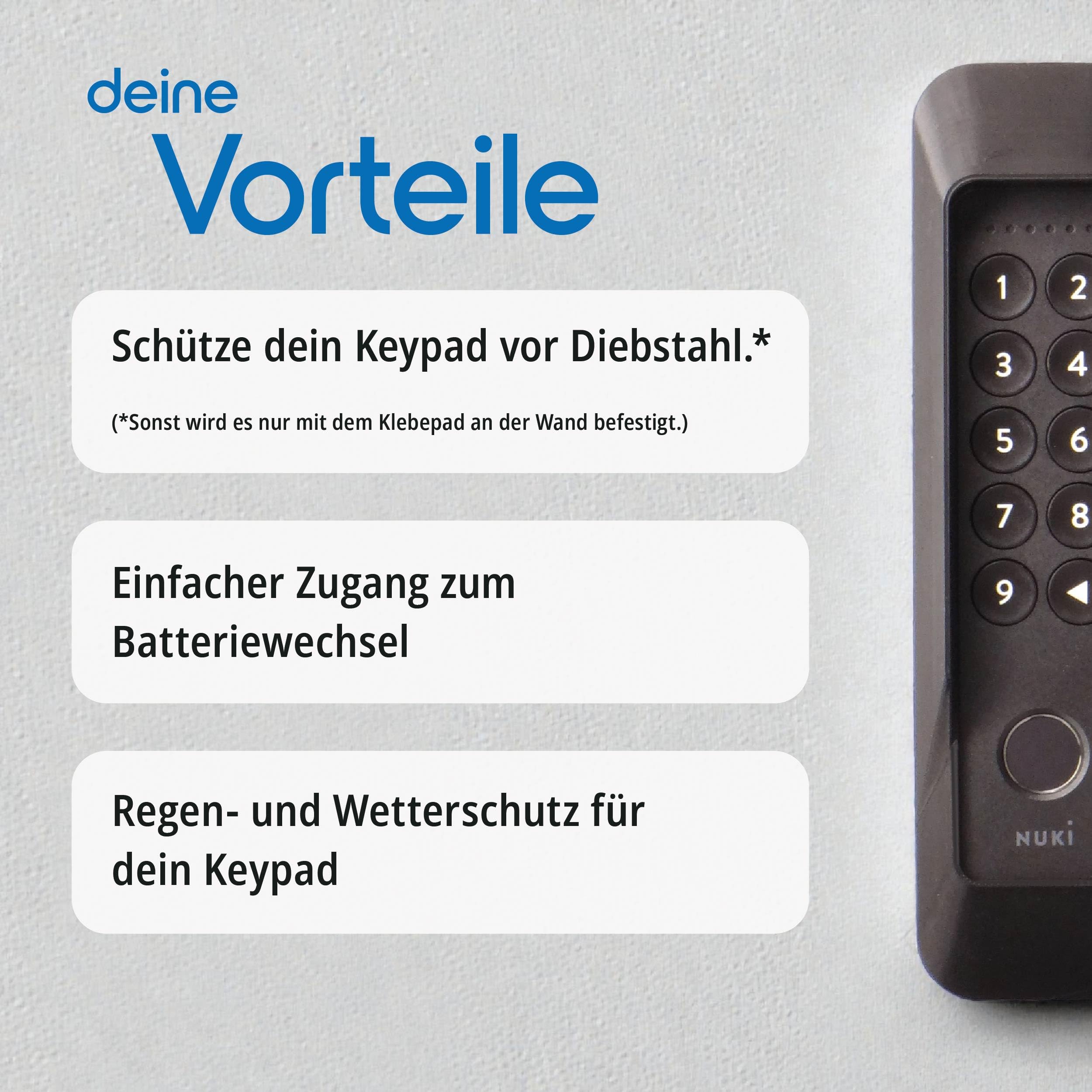 Produktbild von Unterputz-Set Kompatibel Mit Nuki Keypad 2, Optional 5-24 V DC
