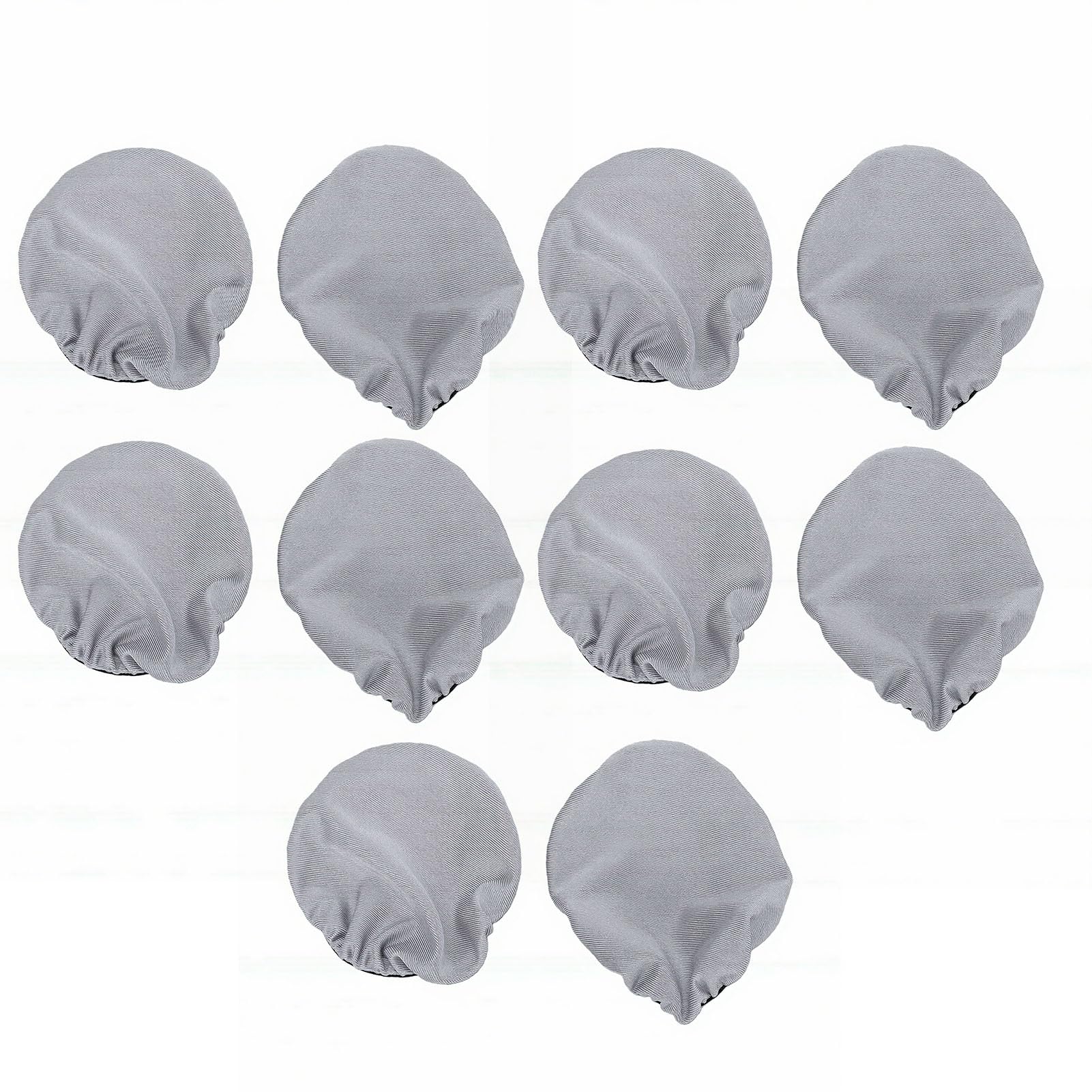 lyrlody Copriorecchie Lavabili per Cuffie Protezioni per Cuscinetti Auricolari in Cotone 5 Paia Tessuto Elastico per il Controllo del Sudore Riutilizzabili per QC35 WH1000XM3 MDR7506 Viaggi (GREY)