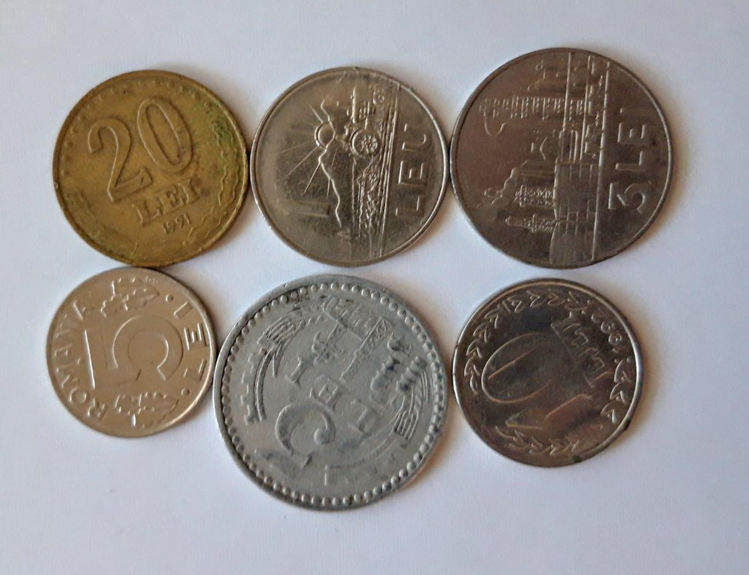 Amazon.com: RO 1966 羅馬尼亞硬幣，羅馬尼亞硬幣(bani, lei) 極佳: 藝術古董收藏