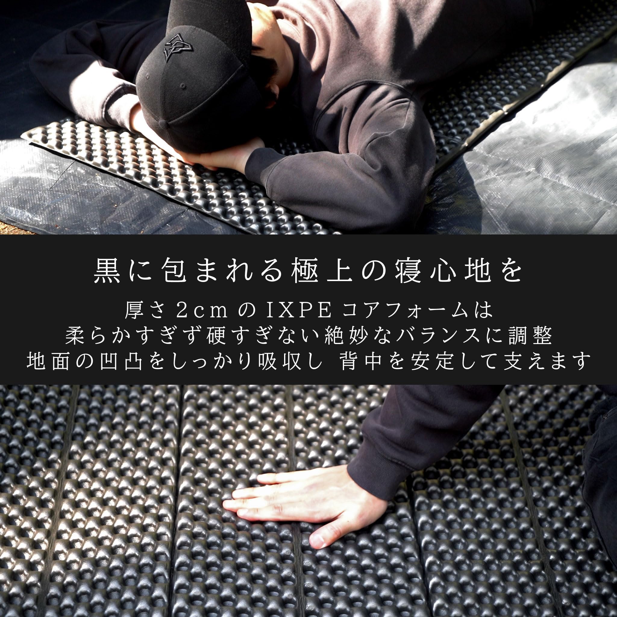 Amazon.co.jp: BlackishGear キャンプマット クローズドセルマット