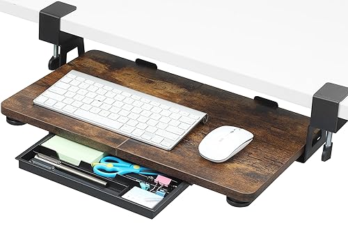 ETHU Keyboard Tray Under Desk, 19.7" X 11.81" Small Size