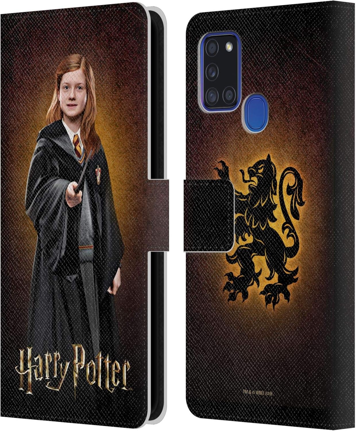 Head Case Designs Officially Licensed Harry Potter Ginny Weasley Chamber of Secrets IV Leather Wallet Case Compatible with Samsung Galaxy A21s (2020)