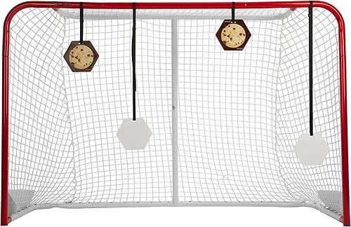Miniatura 7 de Franklin Sports Objetivos de tiro - Objetivos de tiro de portería de hockey + Lacrosse + equipo de entrenamiento - Objetivos de tiro para hockey +