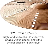 Vista 3 de Avedis Zildjian Company Platillo Crash Trash de 17 pulgadas Serie I