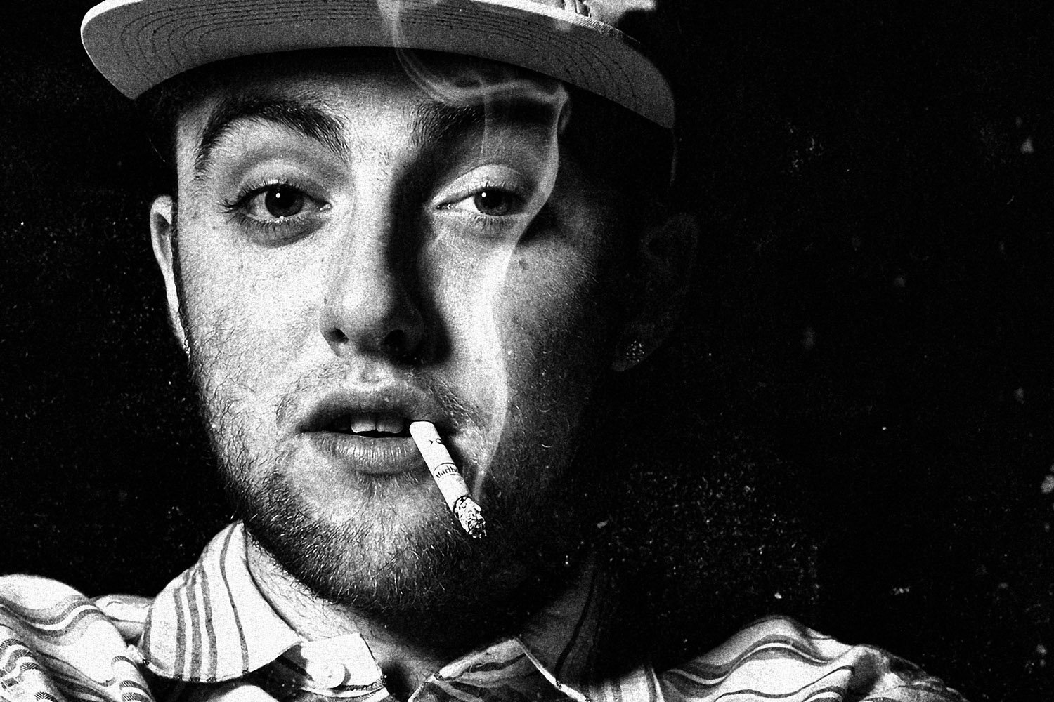 Amazon.com: Mac Miller Smoke Rap Music Black White Poster 20x30: Posters &  Prints