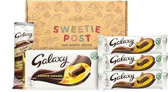Galaxy Caramel Gift Box | Galaxy Present | Galaxy Caramel Chocolate Hamper | Galaxy Letterbox Gift Box | Chocolate Lover Present