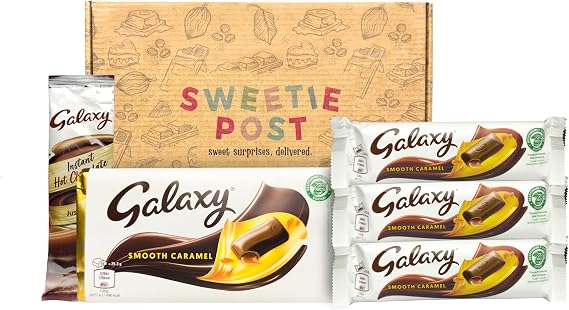 Galaxy Caramel Gift Box | Galaxy Present | Galaxy Caramel Chocolate Hamper | Galaxy Letterbox Gift Box | Chocolate Lover Present