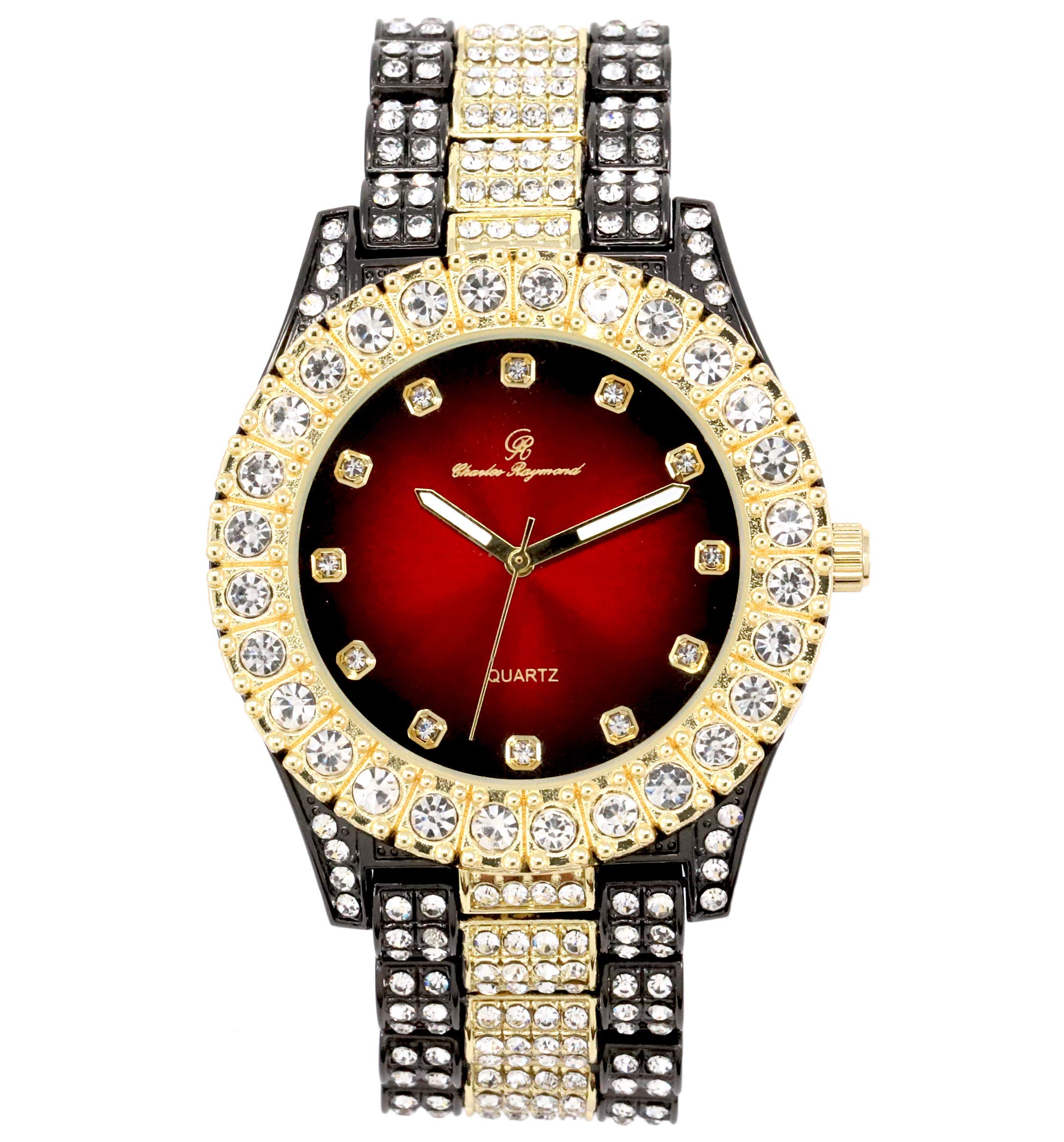 Raymond Men's Charles Raymond Diamond Watch Price Charles