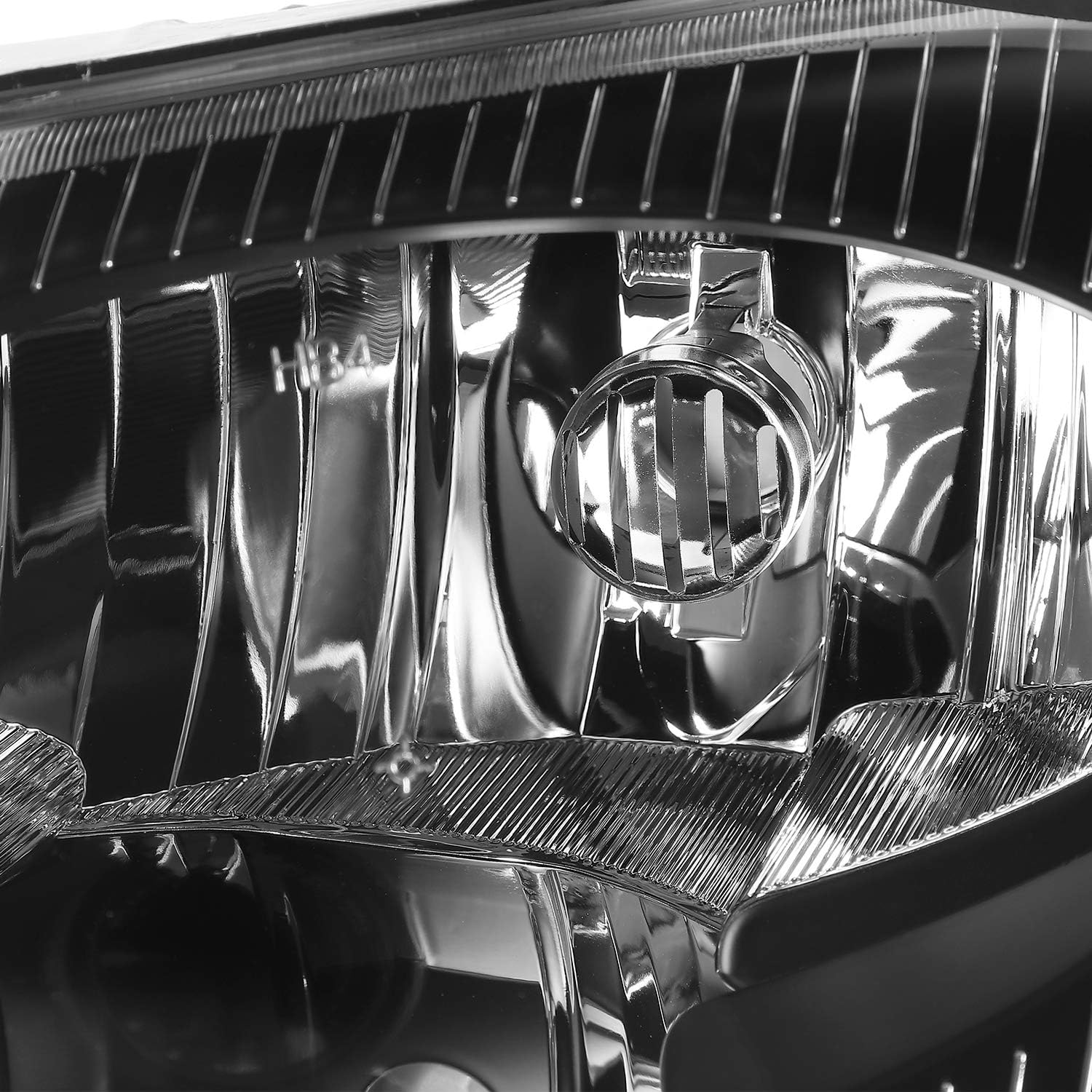 AKKON - For GMC Envoy/Envoy XL/Envoy XUV OE Style Black Housing Headlight Lamp Assembly + Tail Brake Light Set
