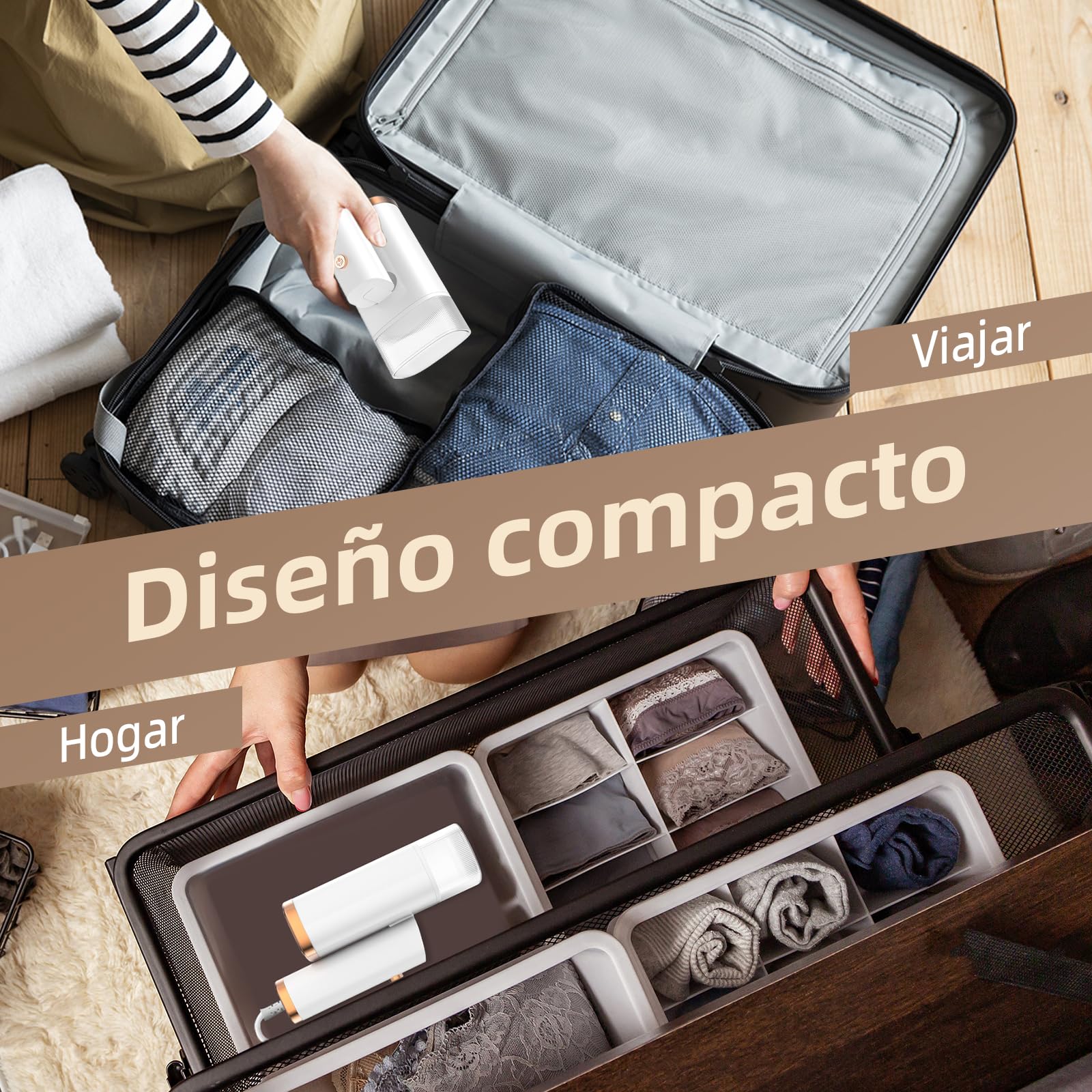Synrroe Plancha Vertical Vapor, Plancha Vertical Portátil 1000W 150ML, Vaporizador de Ropa, Vaporizador Adecuado para Todos los Tejidos para, Hogar, Viajes, Hogar y Oficina