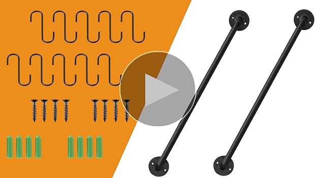 Dengofng Wall Mounted Aerospace Aluminum Kitchen Utensil Rail Rack Pot Lid Holder With S Hooks - For Hold Towel, Clothes, Kitchen Tool, Cookware, Utensil, Pots And Pans 4hooks/5hoks/6hooks Optional