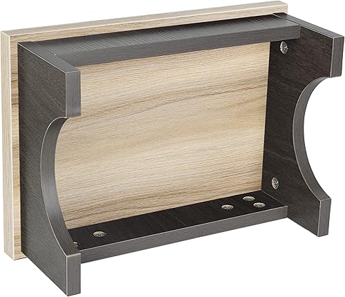 Miniatura 4 de Taburete de madera maciza para niños y adultos, capacidad de 1000 libras, taburete resistente con asas y almohadillas antideslizantes de seguridad