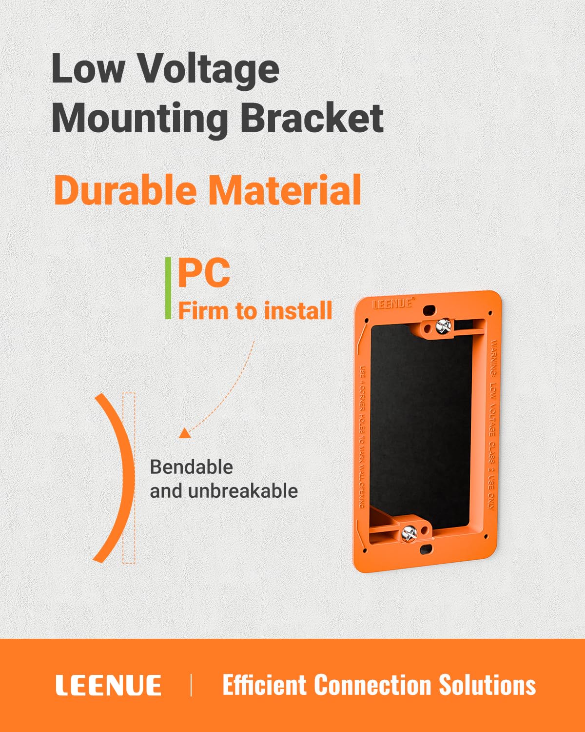 12 Pcs Low Voltage Mounting Bracket for Single Gang Wall Plate — Amazon image 3