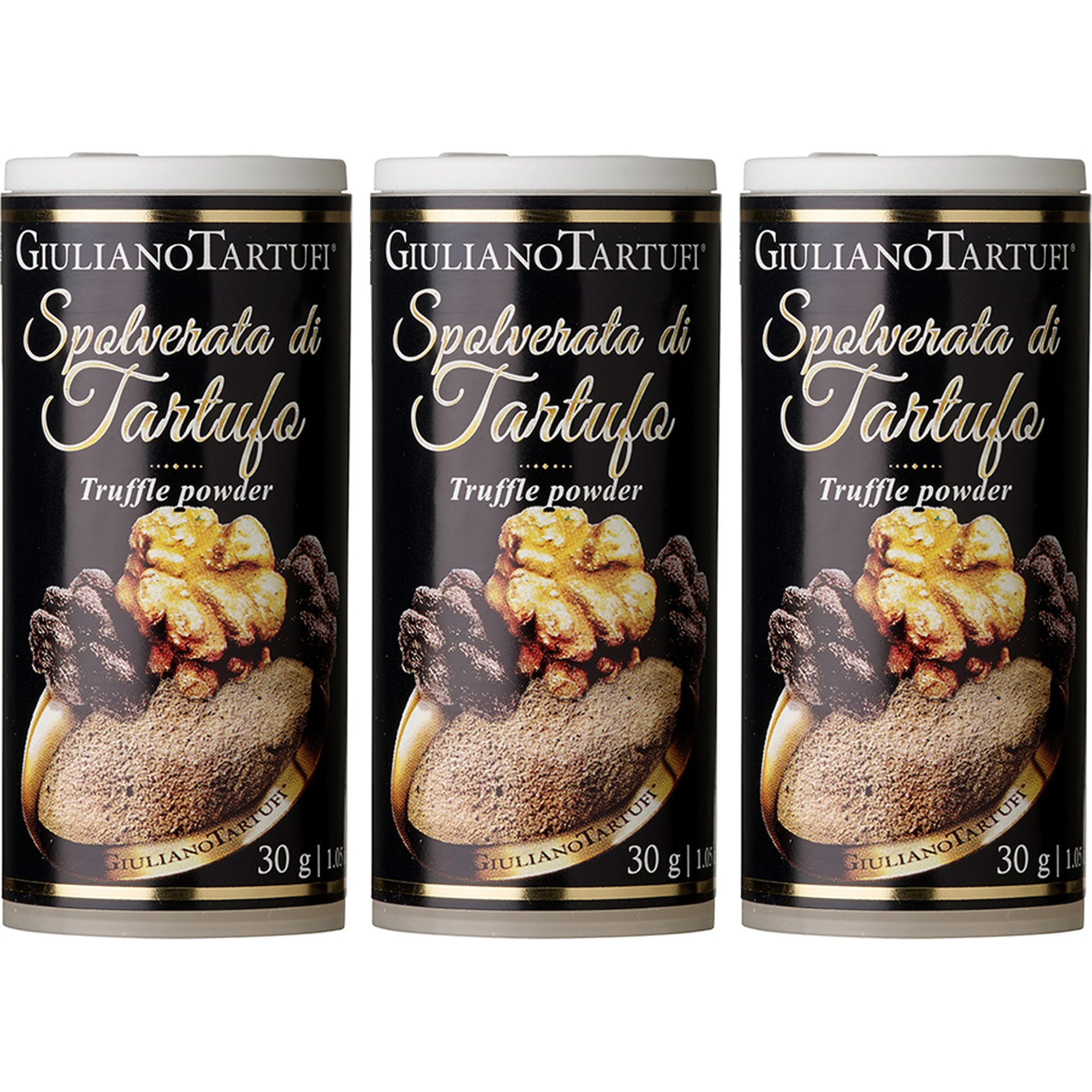 Giuliano Tartufi Spolverata di Tartufo Trüffelpulver Italien inkl. FeinWert E-Book (3 x 30g)