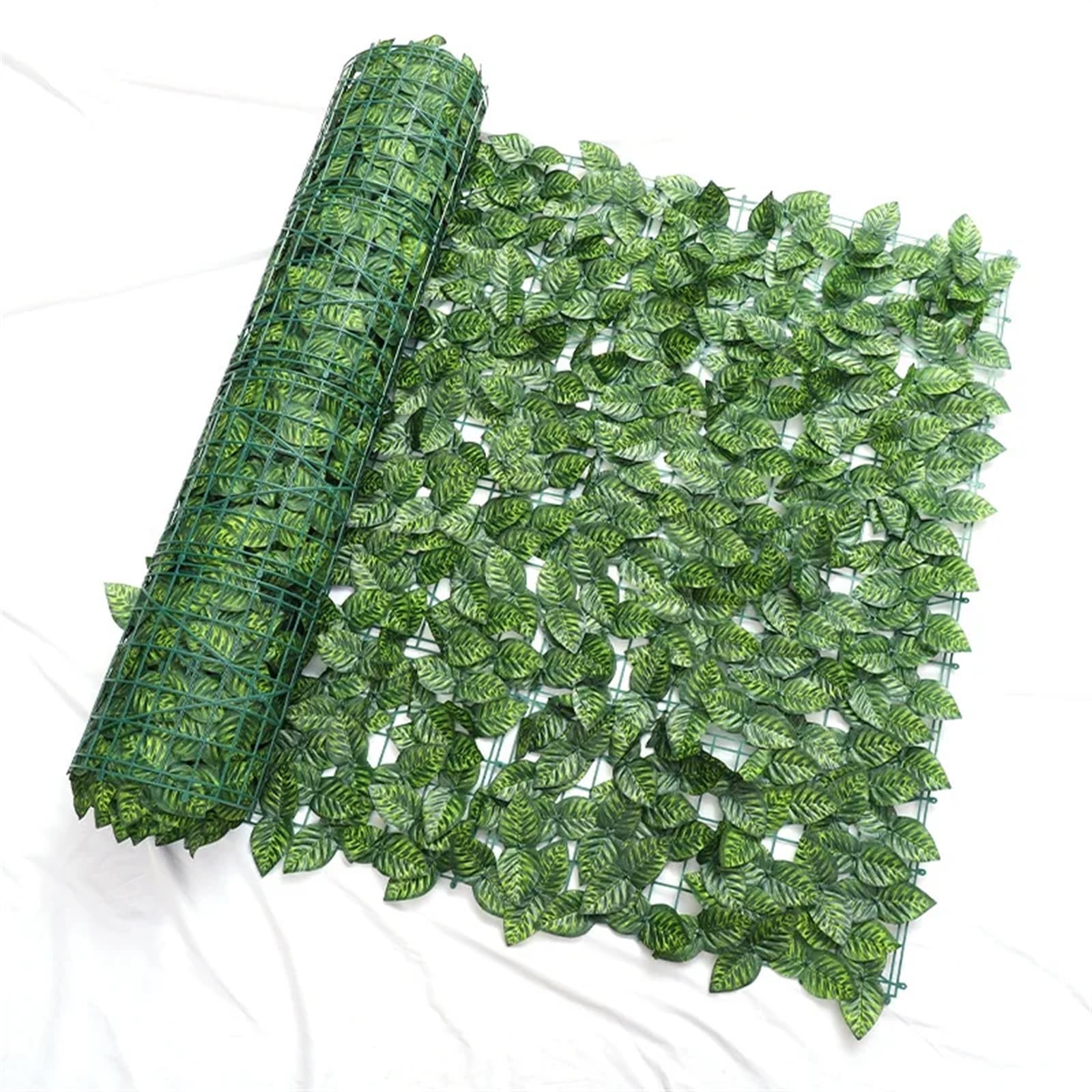 Sztuczne liście żywopłotu w rolce, Sztuczny płot z liści w rolce, wielokolorowy, różne rozmiary(Watermelon 0.5x3.0M)