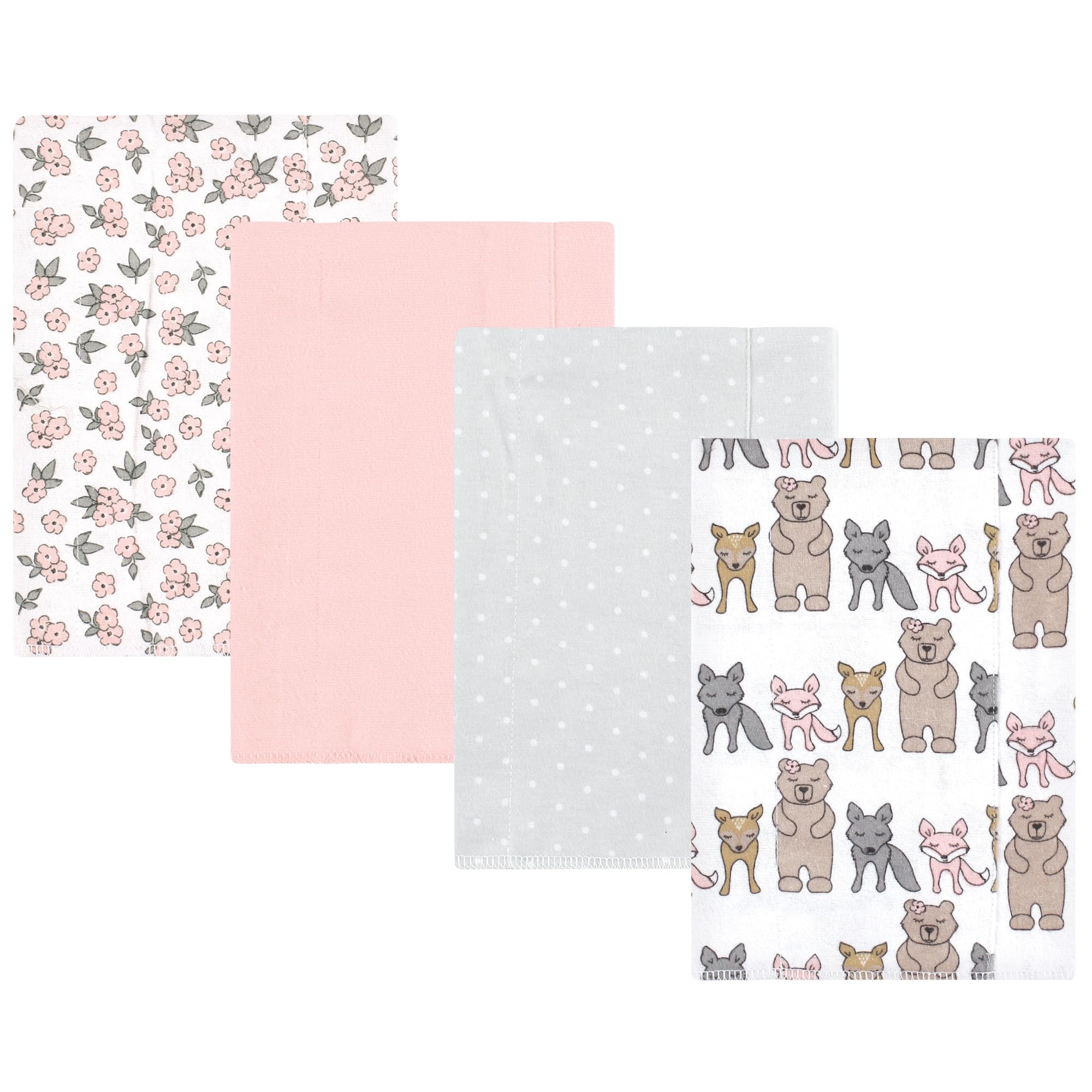 Langes bébé coton flanelle absorbants anti-régurgitation x4