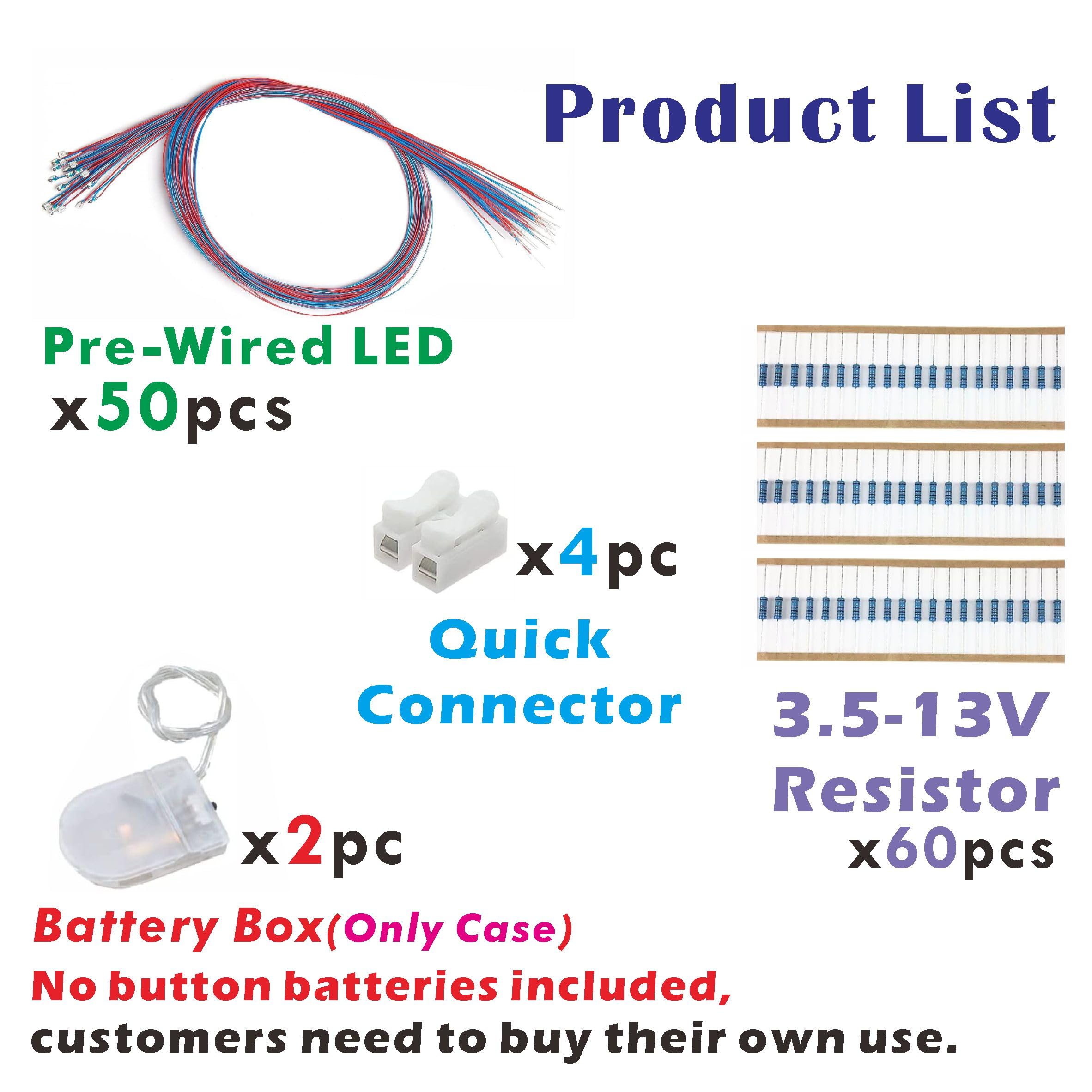 XXFFD. 10. 0pcs. LED Cablato SMD 0402 0603 0805 1206 3V Modelli Della Lampada Train Micro Litz Pre-saldati For Giocattoli Fai Da Te Illuminazione - Foto 7