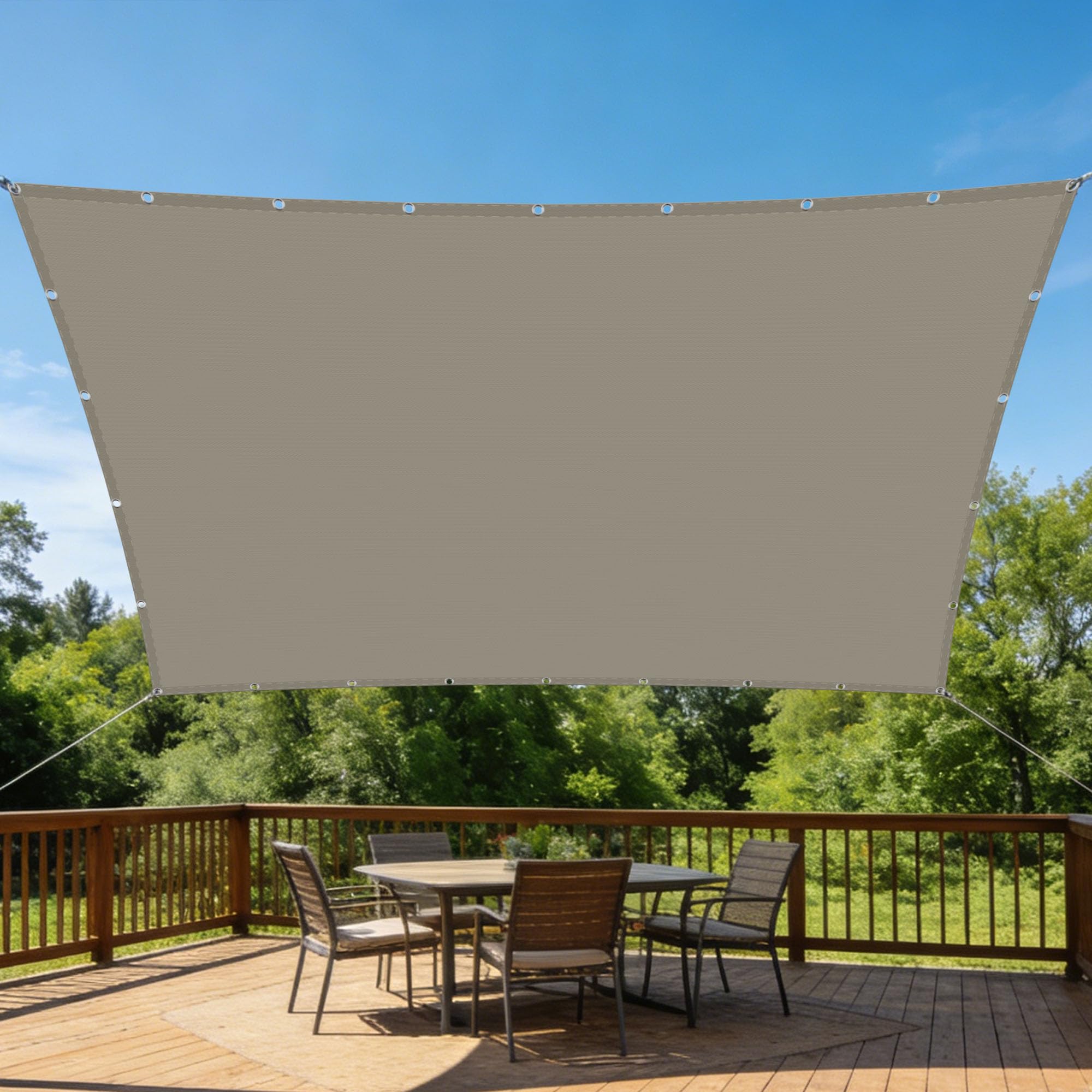 Voiles d'ombrage anti-UV imperméables pour sublimer votre terrasse et jardin