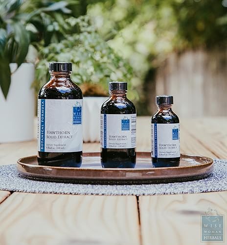 Miniatura 5 de Wise Woman Herbals Extracto líquido de bayas de espino - Extracto extra fuerte 41 - Sin alcohol - para la salud cardiovascular y la función cardíaca