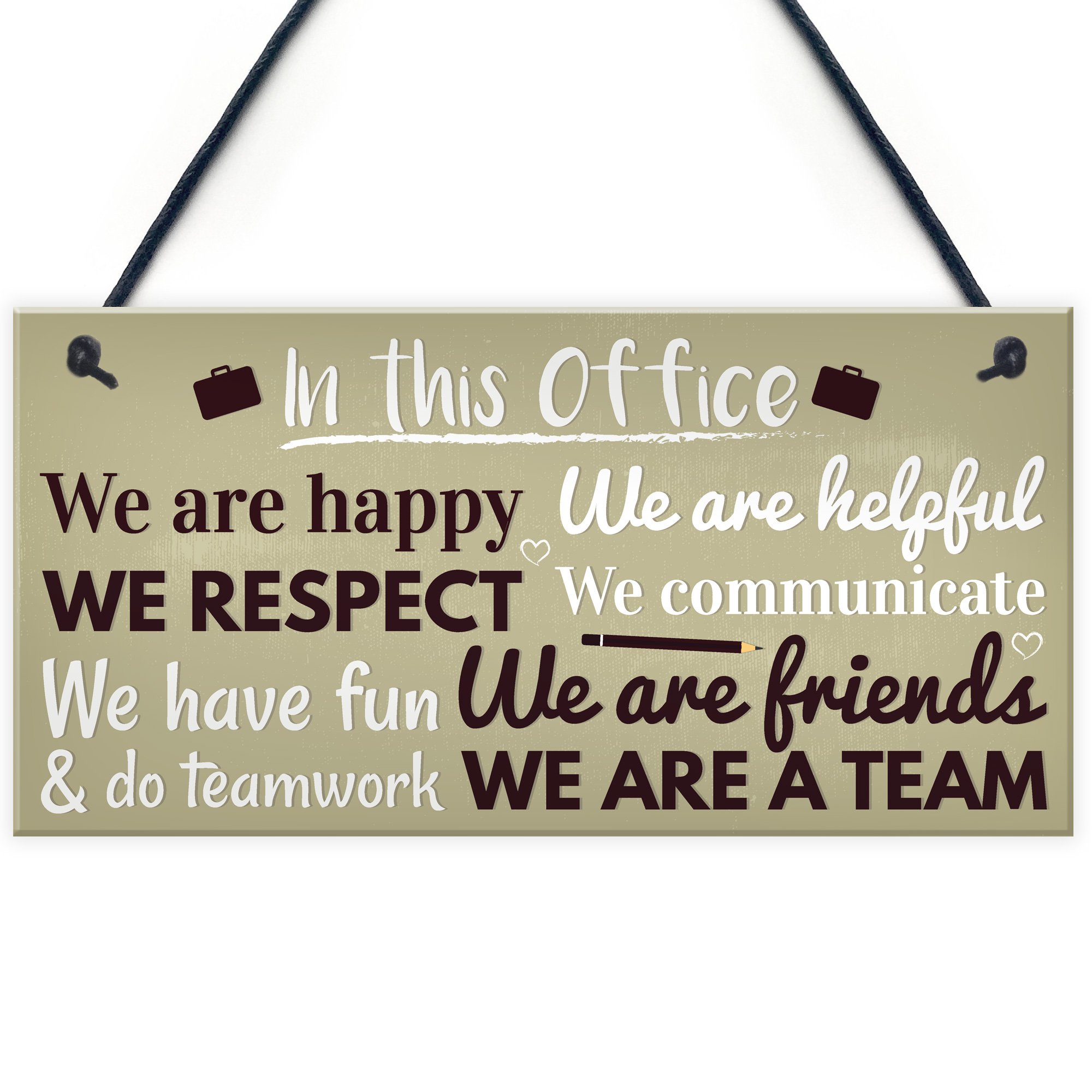 Red Ocean Funny Office Gift For Colleague Hanging Wall Plaque Door Sign Colleagues Friendship Friend