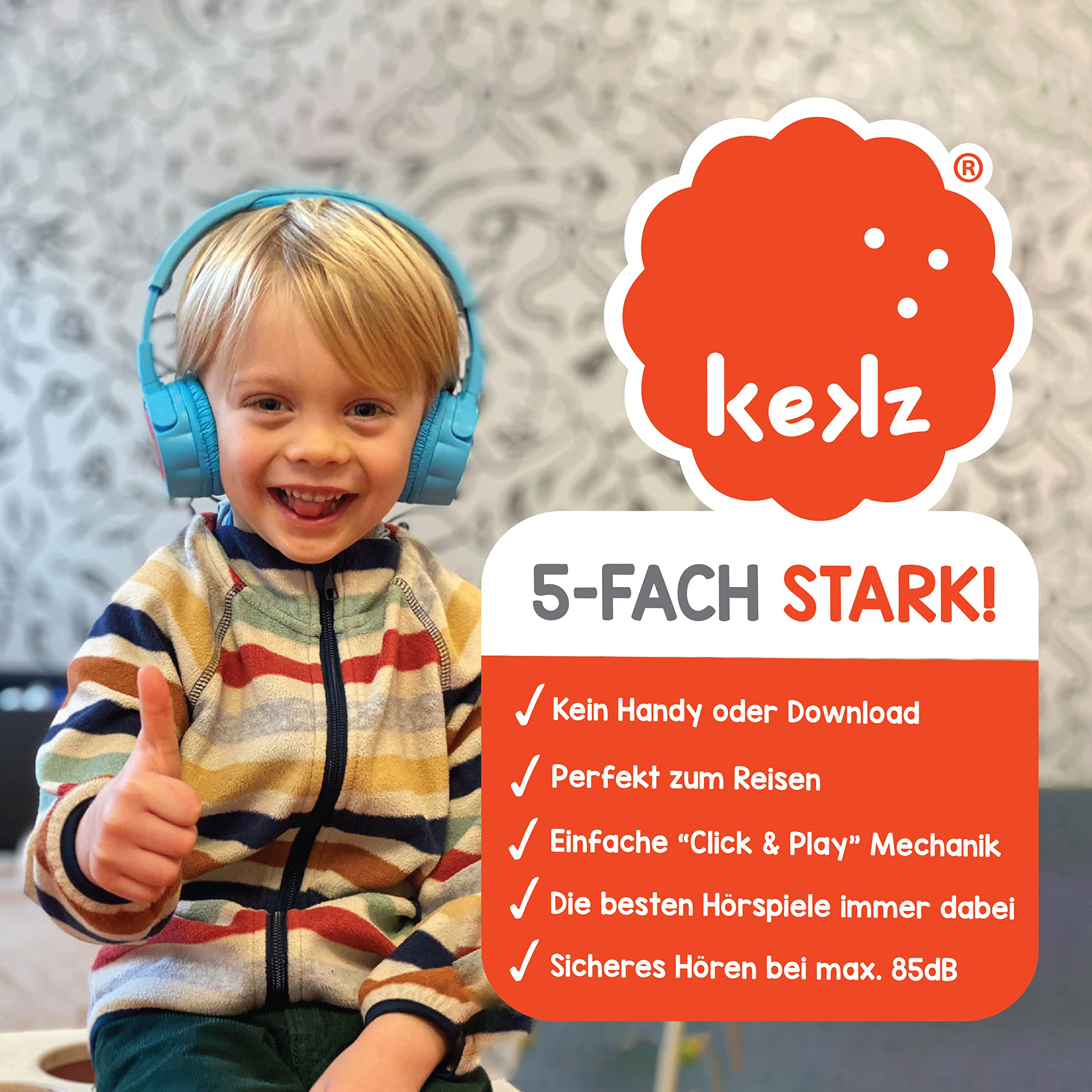 Kekz Audiochip per cuffie Biscuit Fireman Sam - Episodio 6.2: Il bambino in pelle di pecora come Kekz, riproduzione audio per bambini dai 3 anni, tempo di riproduzione ca. 50 minuti