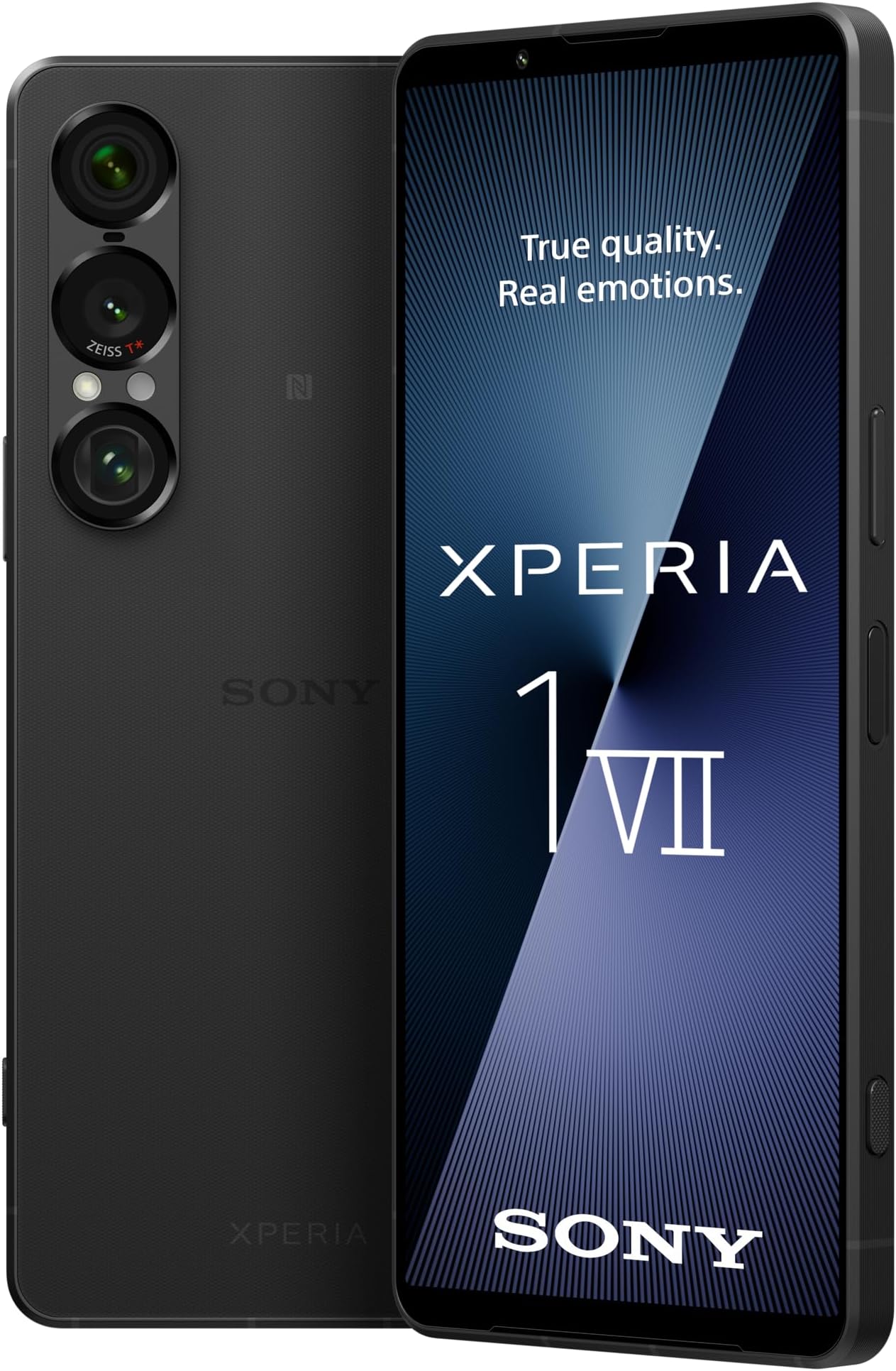 Xperia 1 VII - 6,5" 19,5:9 FHD+ HDR OLED 120Hz, Triple lens with ultra-wide-angle lens, 3,5mm Audio, Android 15, IP65/68, Dual SIM, Slate Black