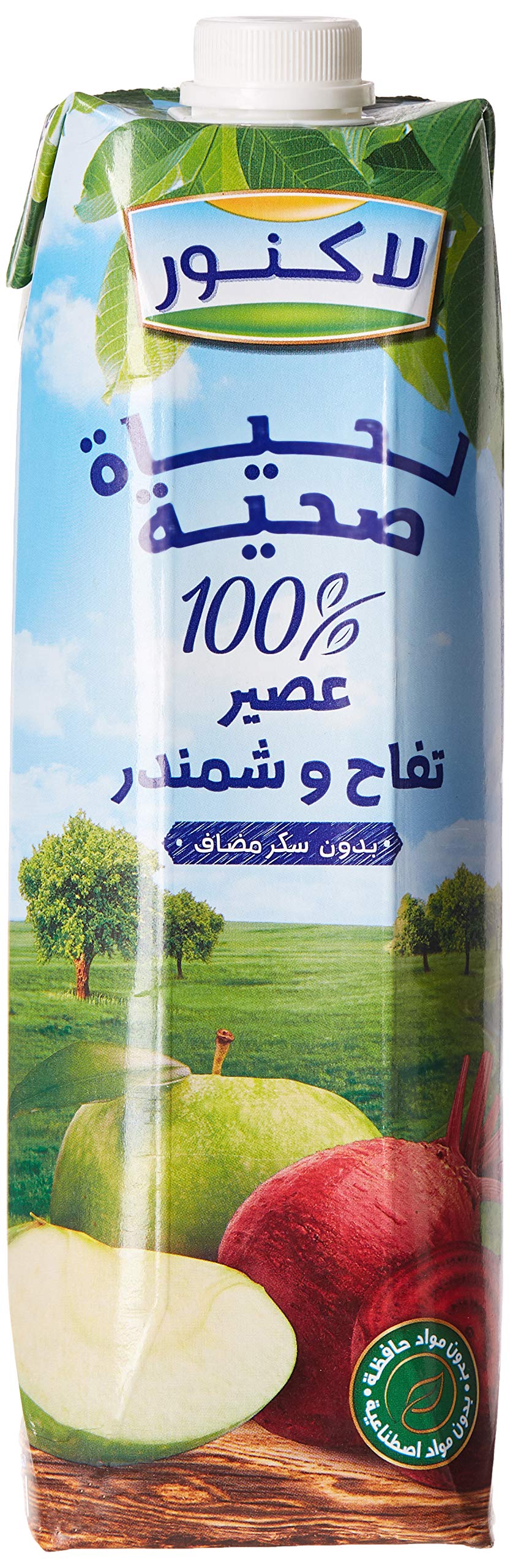 Lacnor Health Living Apple & Beetroot Juice - 1 Litre