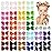 50PCS 3Inch Hair Bows for Girls Grosgrain Ribbon Toddler Hair Accessories with Alligator Clips for Toddlers Baby Girls Kids Teens in Pairs
