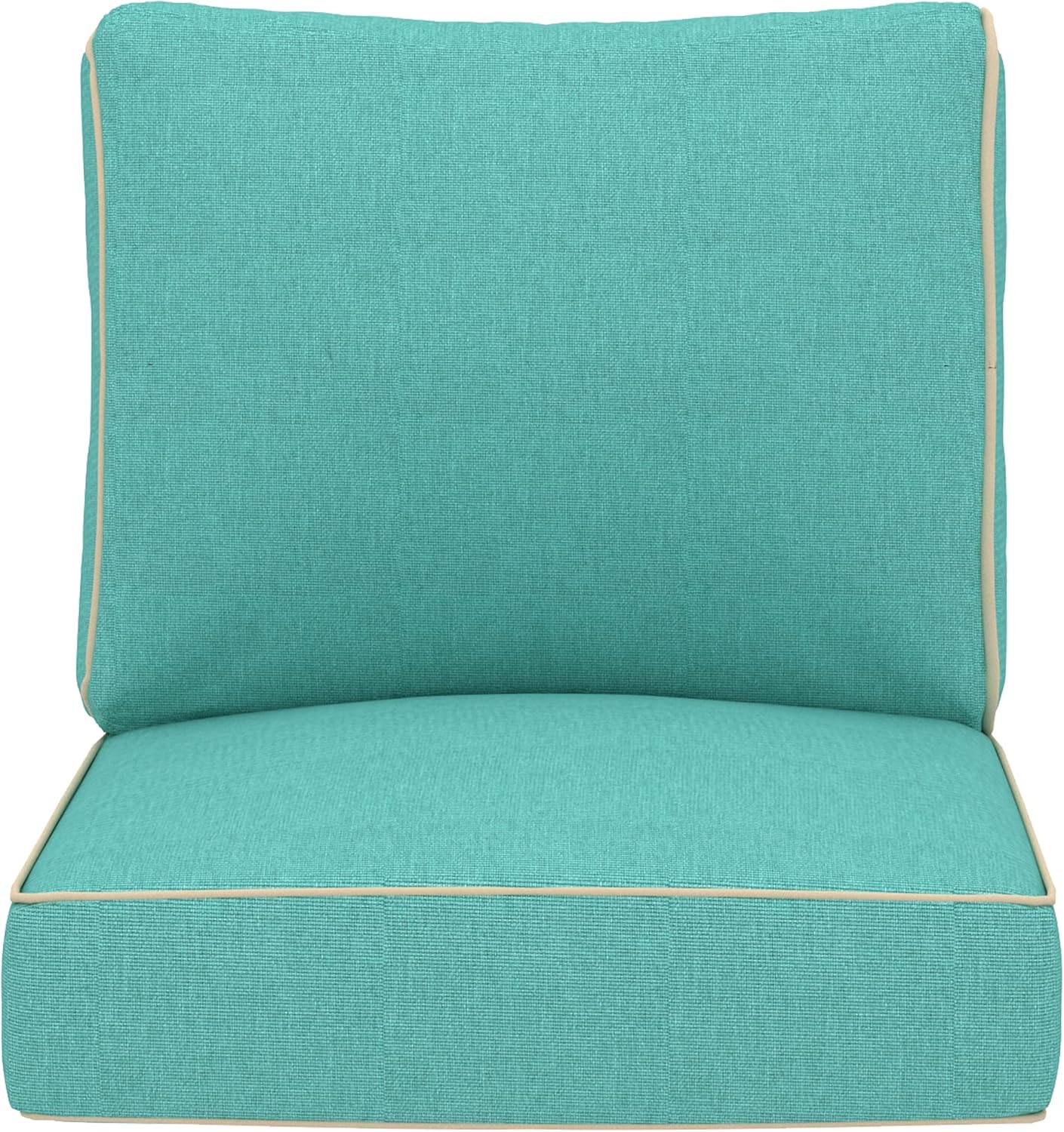 Creative Living Chair 24x24 Outdoor Deep Seating Patio Replacement Cushions, 1 Count (Pack of 1), Beige : Patio, Lawn & Garden