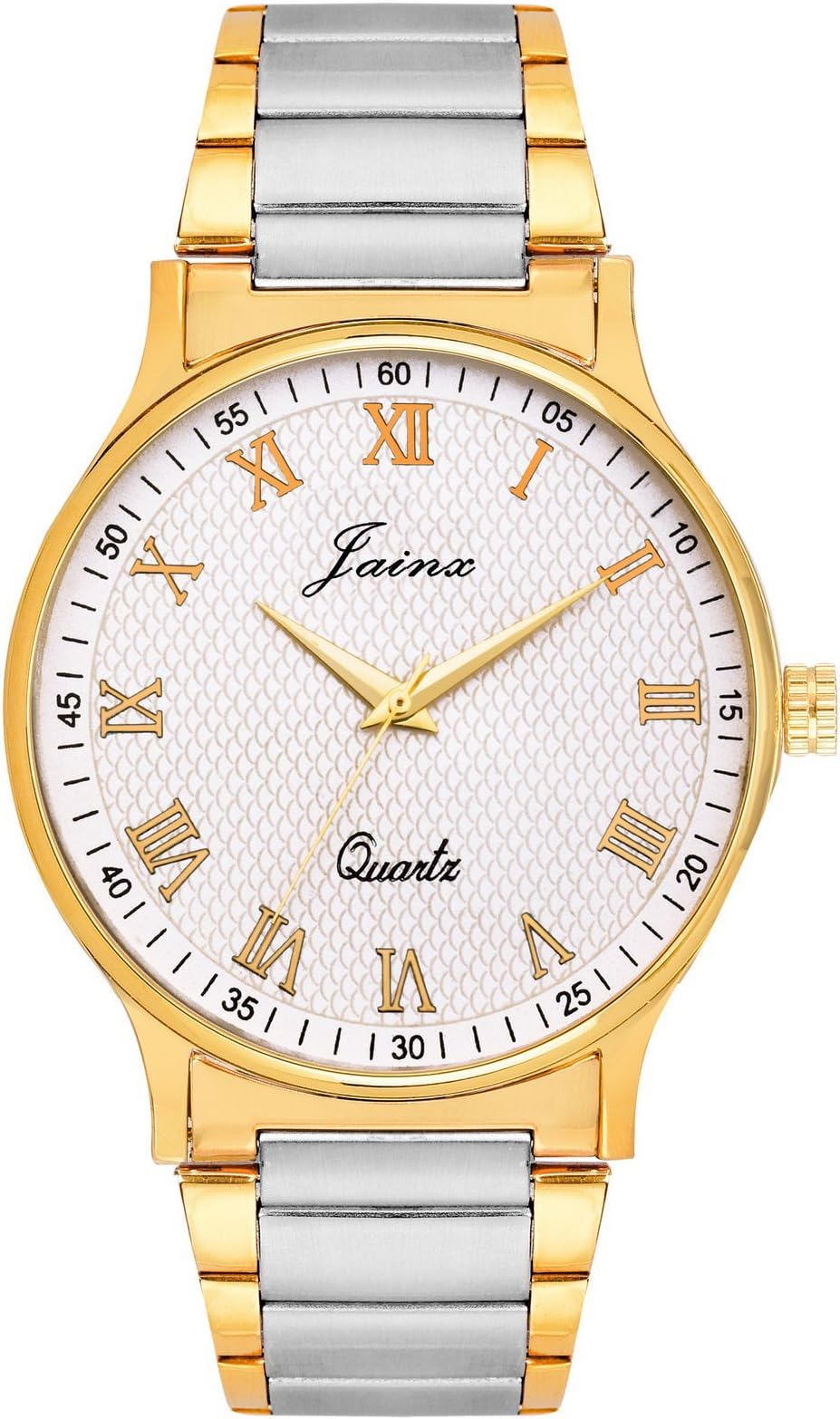Premium Golden Chain Analog Wrist Watch for Men - JM1101