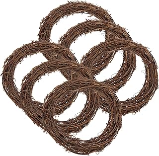 6 peças de brinquedo de balanço de papagaio periquito decoração do país guirlanda de videira poleiro para gaiolas de pássaros madeira poleiro de pássaro poleiro periquito poleiro brinquedo pássaro suporte de periquito brinquedos ratã o pássaro