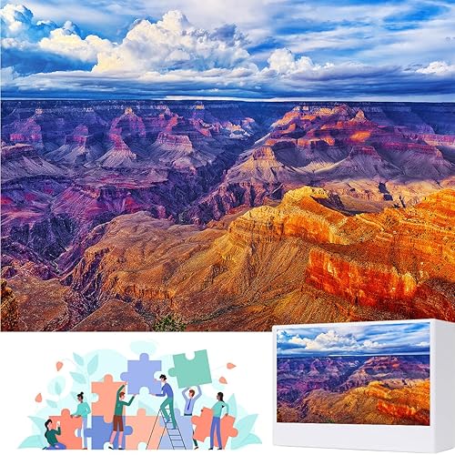 1000 piezas para rompecabezas de paisaje de borde sur de Arizona, rompecabezas del Gran Cañón para adultos, 1000 piezas, rompecabezas de parque