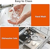 Vista 8 de Aspirador nasal para bebé, succión nasal eléctrica de grado hospitalario para bebé con 9 niveles de succión, chupón de nariz para bebé con luz